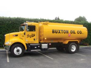 One of the Buxton delivery trucks, ready for inspection. 