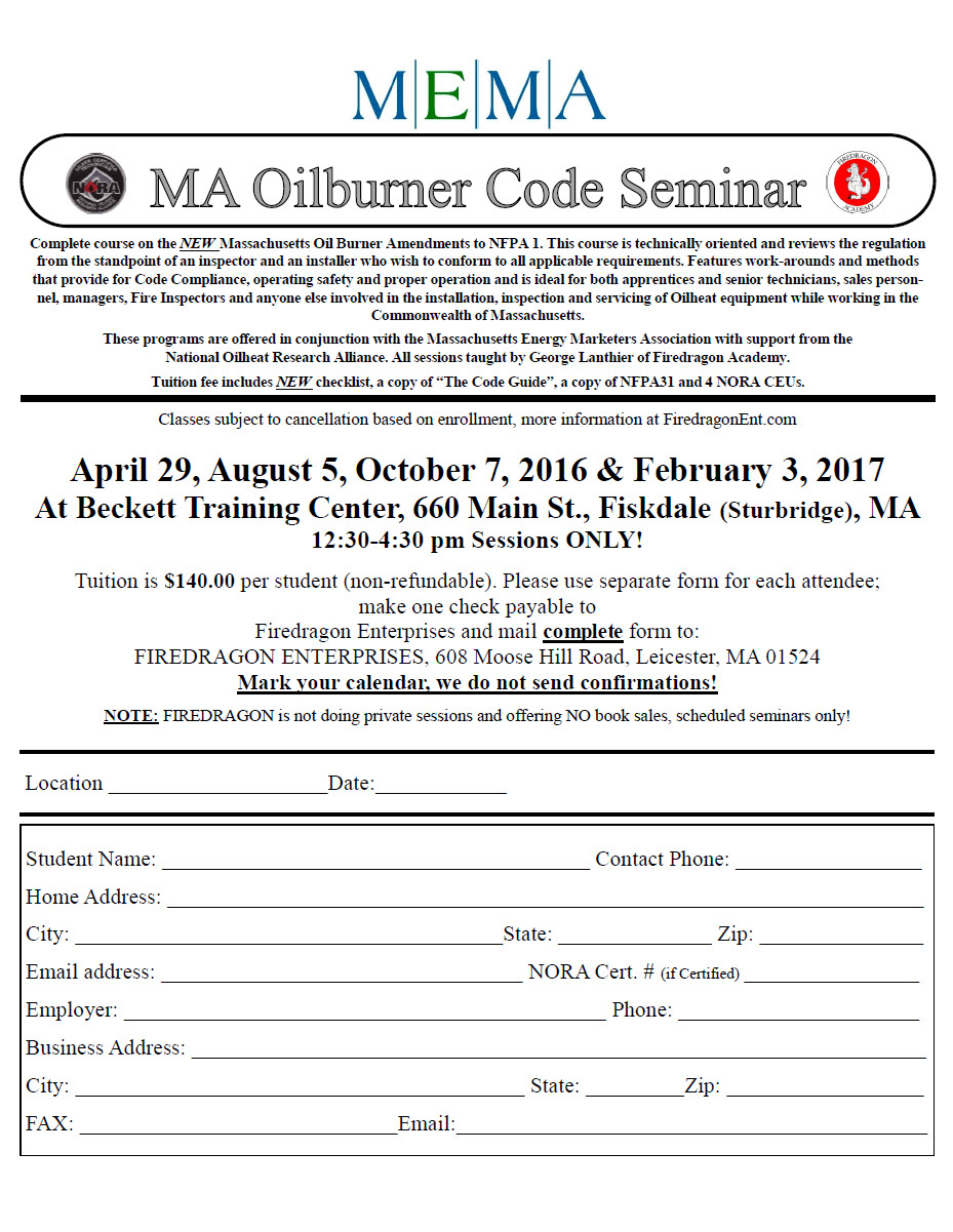 Oilburner Code Seminar