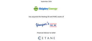 Shipley Energy Acquires the Heating Oil and HVAC Assets of Yeager’s Fuel