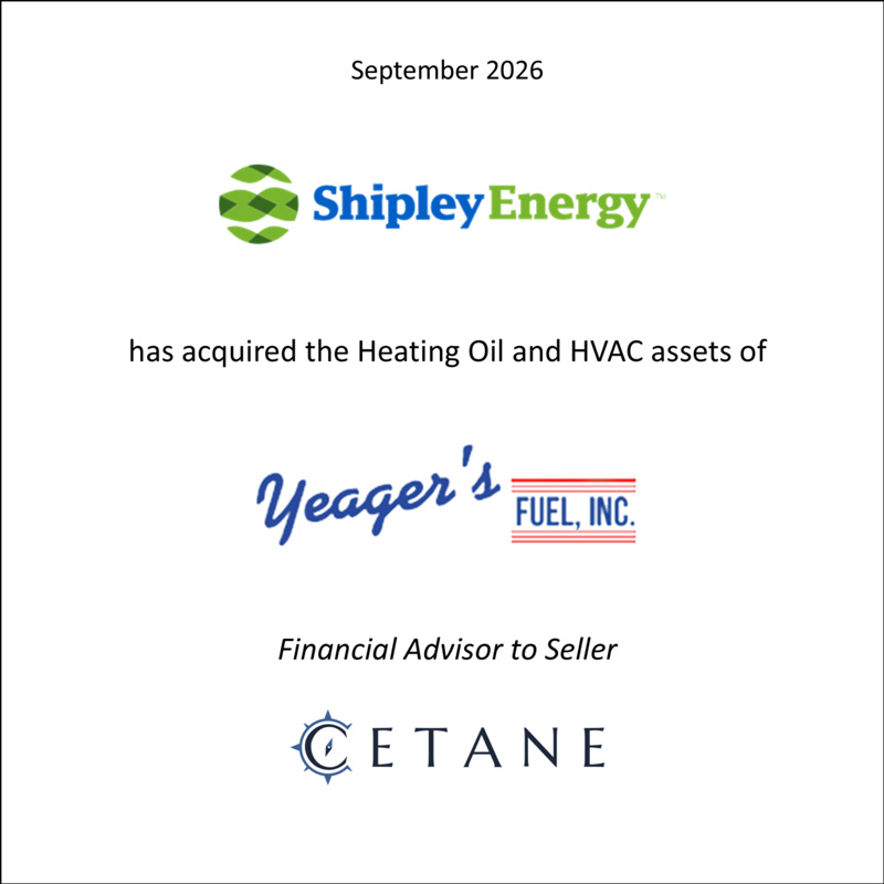 Shipley Energy Acquires the Heating Oil and HVAC Assets of Yeager’s Fuel